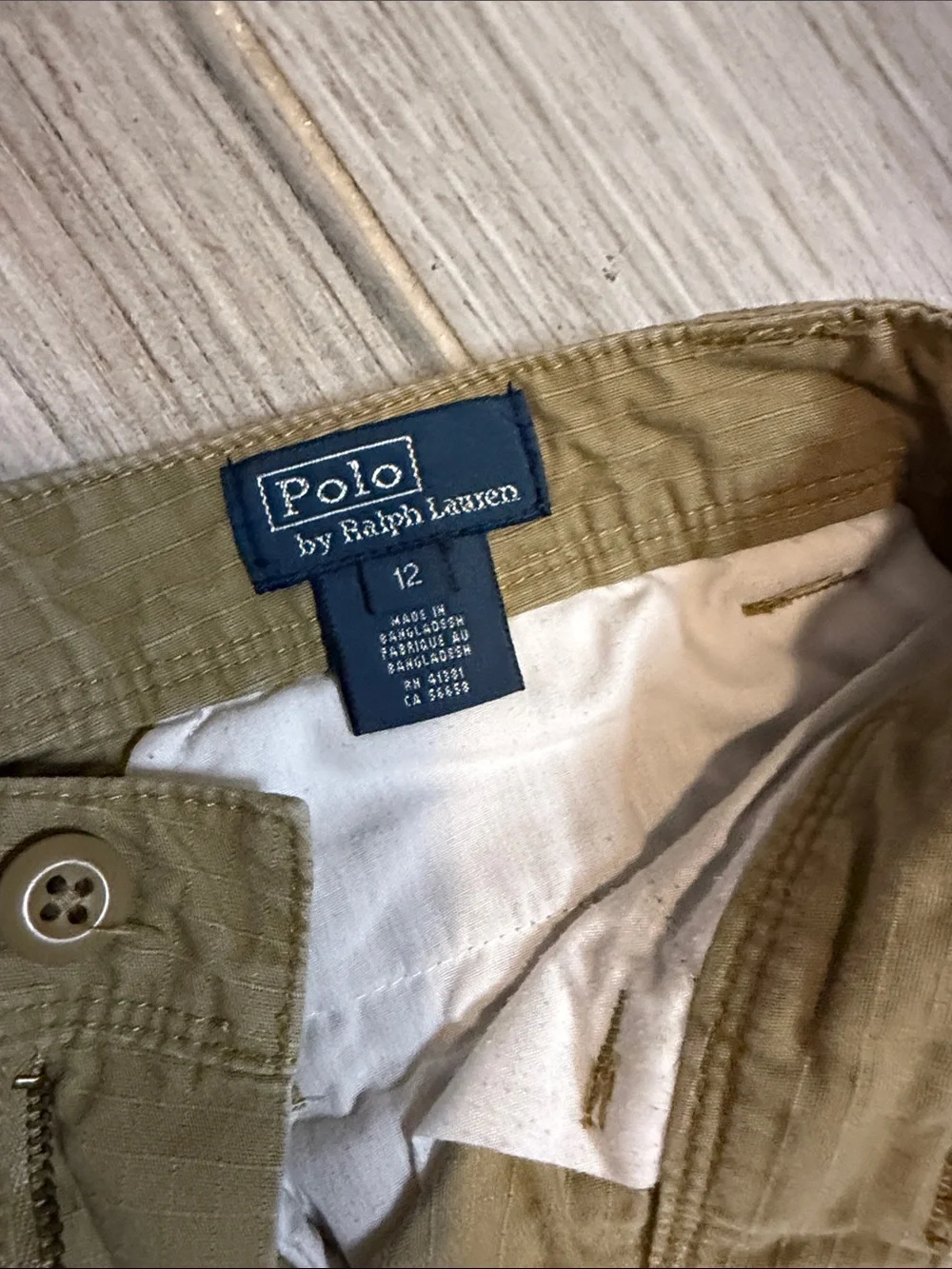 Polo by Ralph Lauren Boys Khaki Cargo Pants